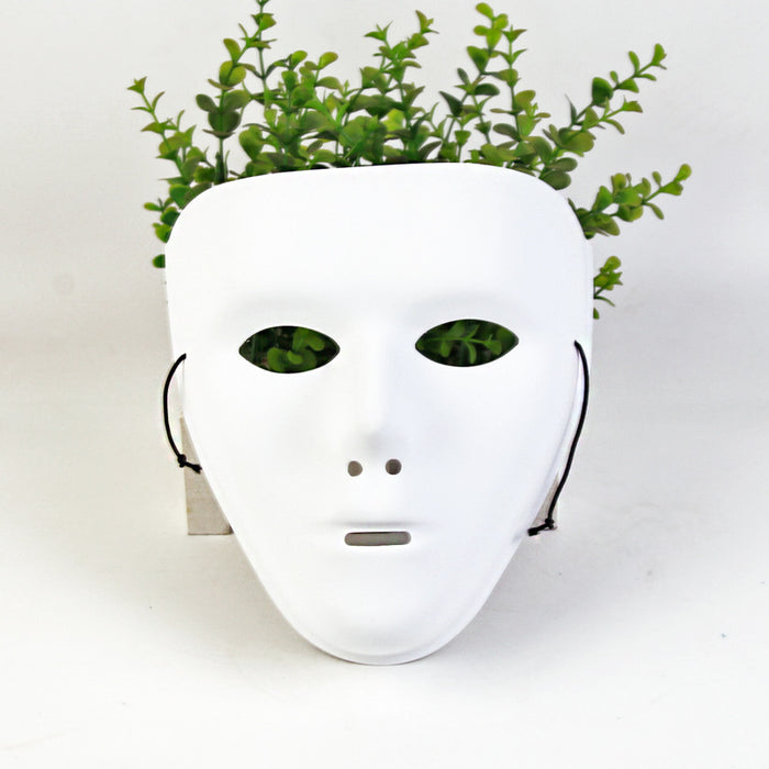 Wholesale Pure White Frosted Street Dance Mask Mask Dancer Ghost Step  Mask Ball