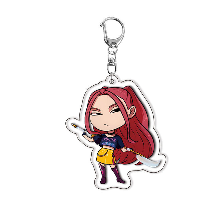 Wholesale Acrylic keychains,  anime-related backpack accessories