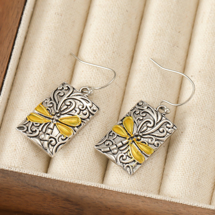 Wholesale Alloy Dragonfly Earrings JDC-ES-KaY002