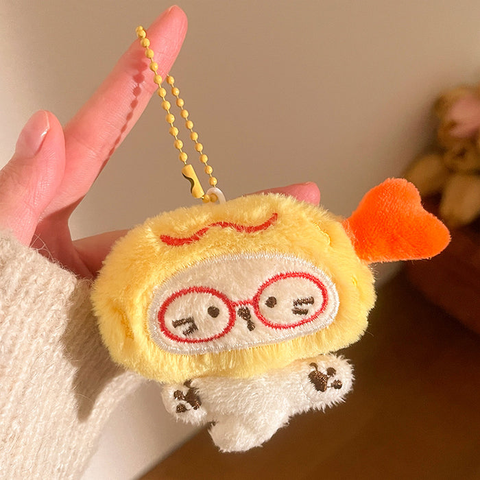 Wholesale Cartoon plush kitten keychain