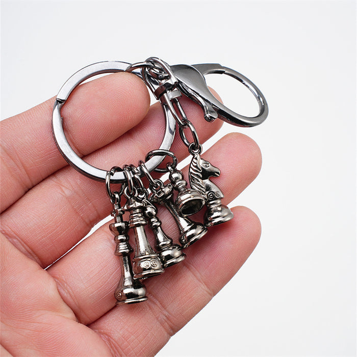 Wholesale Chess Alloy Keychain JDC-KC-HuiWen007