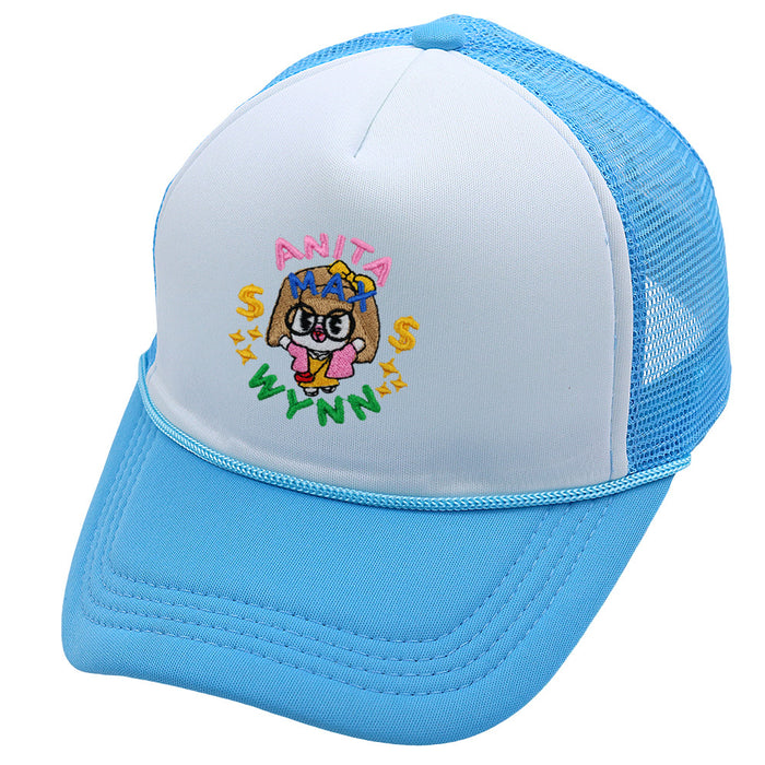 Wholesale Cotton Embroidered Trucker Hat Summer Mesh Cap Baseball Cap JDC-FH-HaiPu003