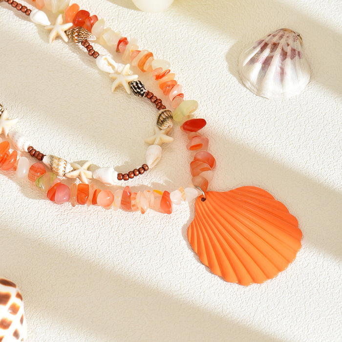 Wholesale Beaded necklaces, accessories, shell pendants, necklaces, wholesale