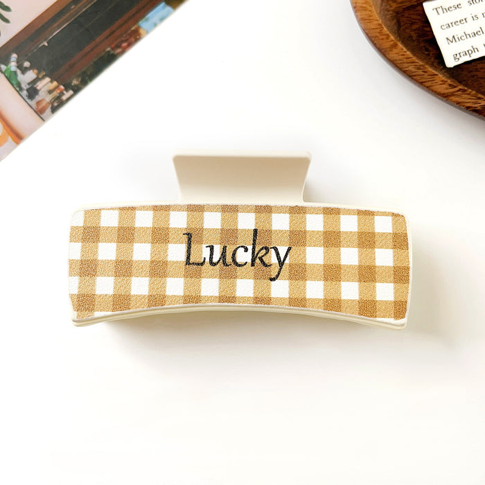 Wholesale Pu Printed Shark Clip Western Style Retro Leather Hairpin Hair Grabber Hair Accessories