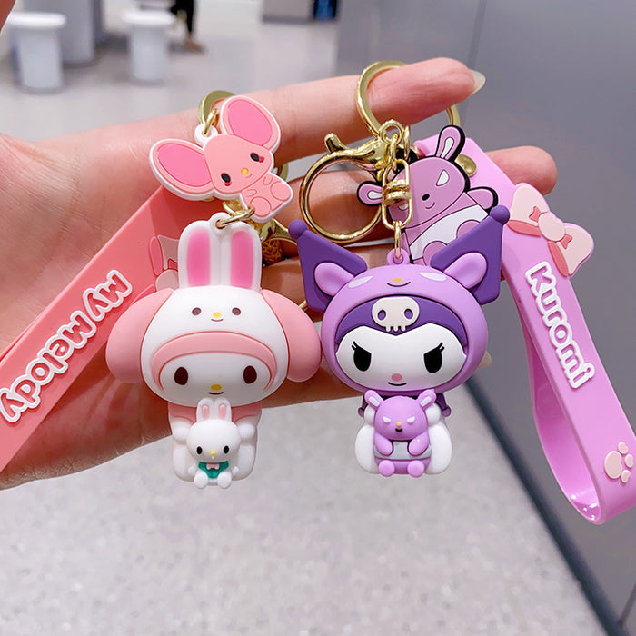 Wholesale PVC Cartoon Doll Keychain JDC-KC-NLu021