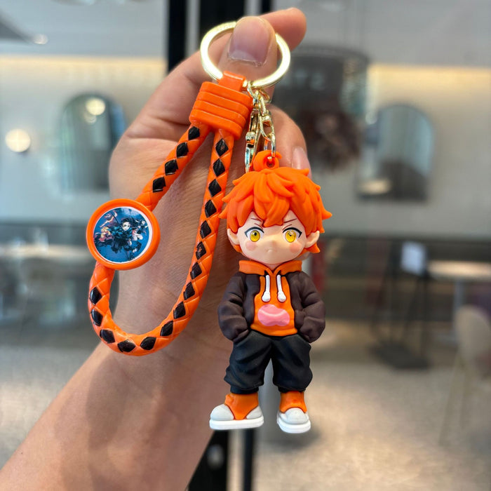 Wholesale Cartoon PVC Keychain Cute Gift for Couples Car Bag Accessory Boutique MOQ:2