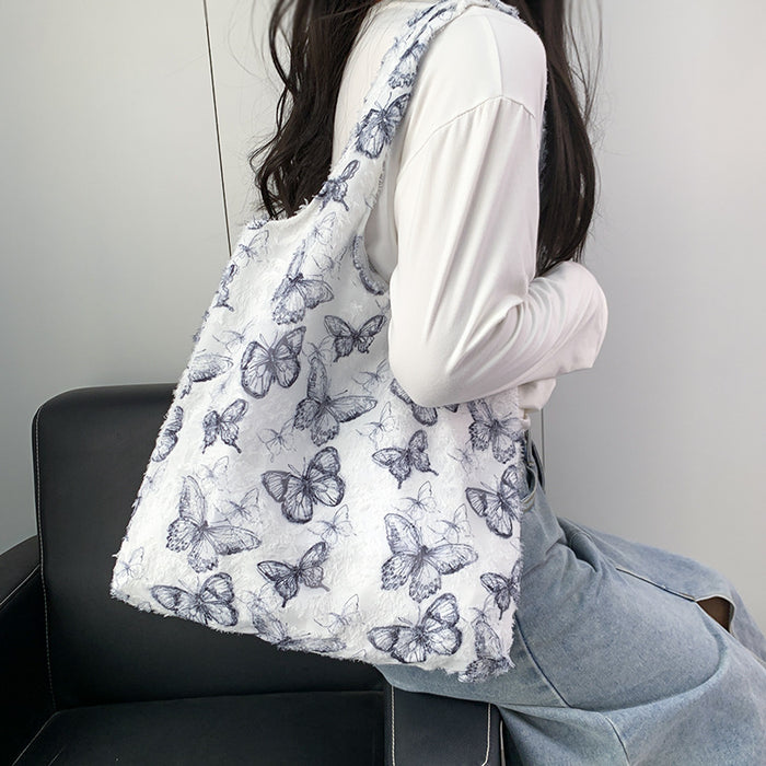 Wholesale Artistic ink painting canvas bag shoulder bag handbag vest bag