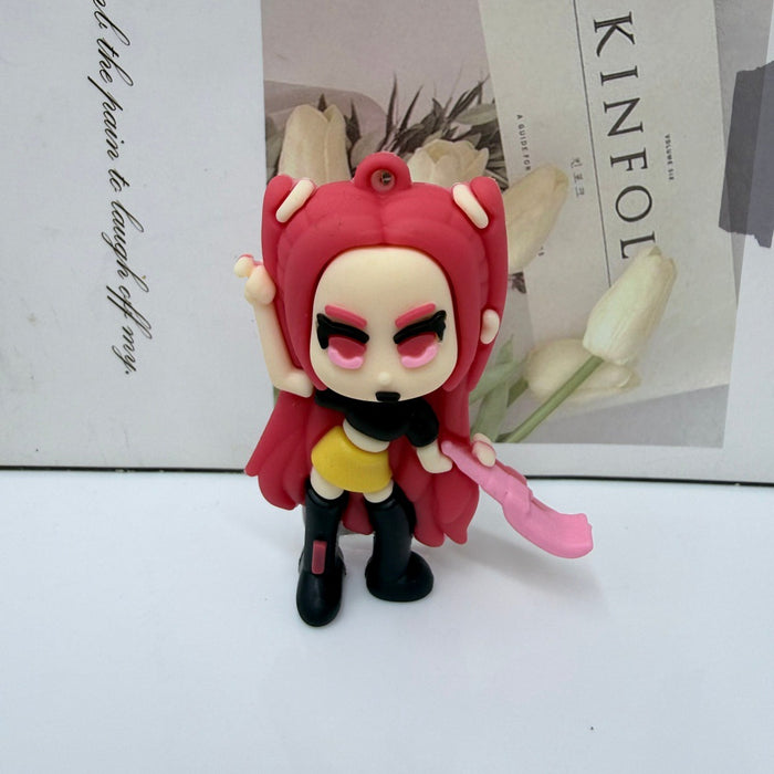 Wholesale Anime  Keychain Charm Blind Box Figure Trendy PVC Backpack Pendant Boutique Resale Gift