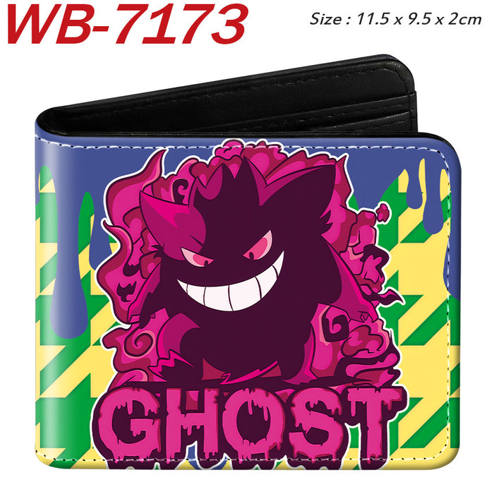 Wholesale Cute Anime Elf Pattern PU Bifold Wallet Short Card Holder Coin Purse Everyday Chic Fashion Accessory