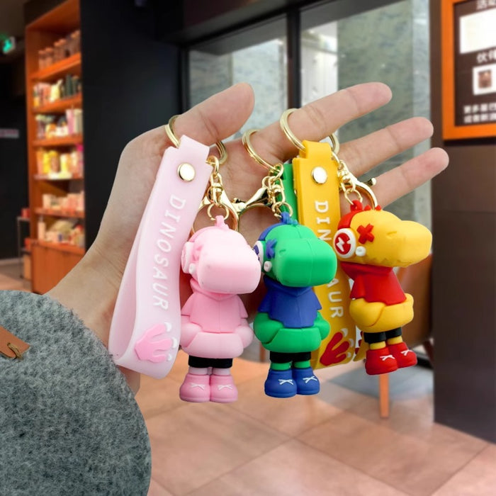 Wholesale  Keychain  Silicone Doll Car Key Chain Bag Hanging