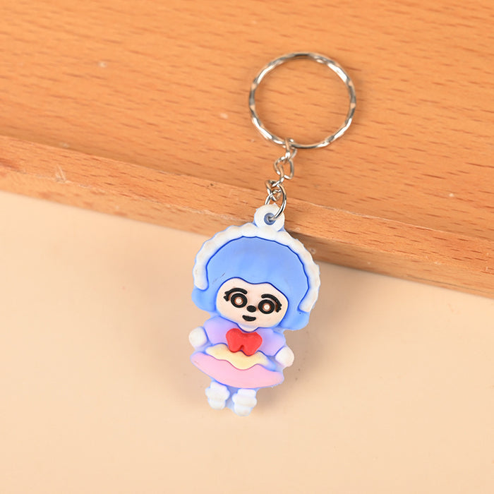 Wholesale 10PCS Cute Cartoon 3D PVC Keychain (S)JDC-KC-DongH001