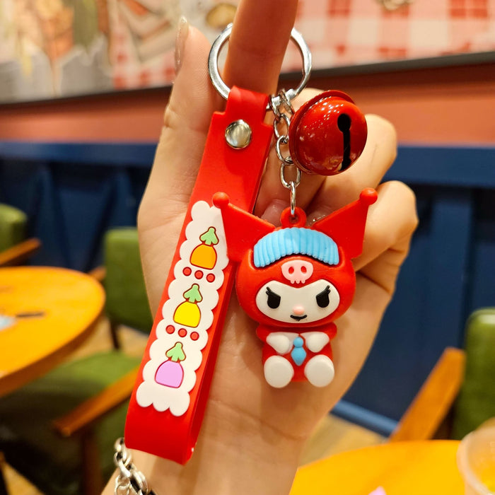 Wholesale Silicone Cartoon Doll Keychain JDC-KC-YiZhuo001