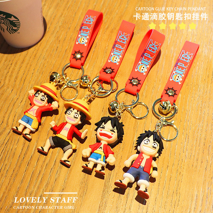 Wholesale Silicone Cartoon Doll Keychain JDC-KC-MingT153