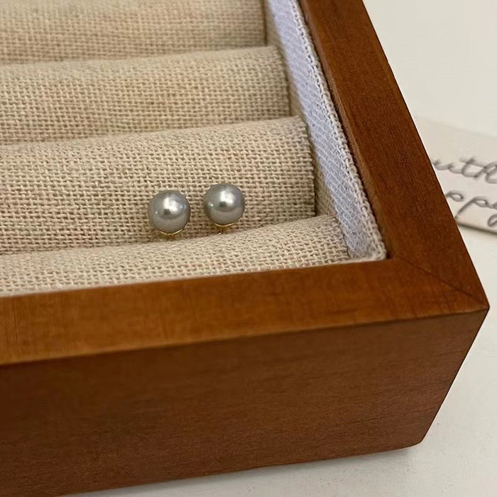 Wholesale Pearl earrings with fashionable temperament and simple earrings