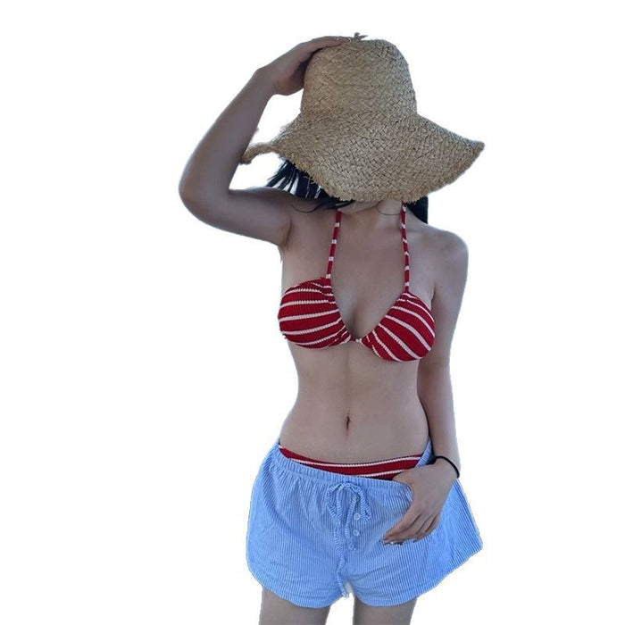 Wholesale Bikini three piece split swimsuit, high-end and sexy swimsuit