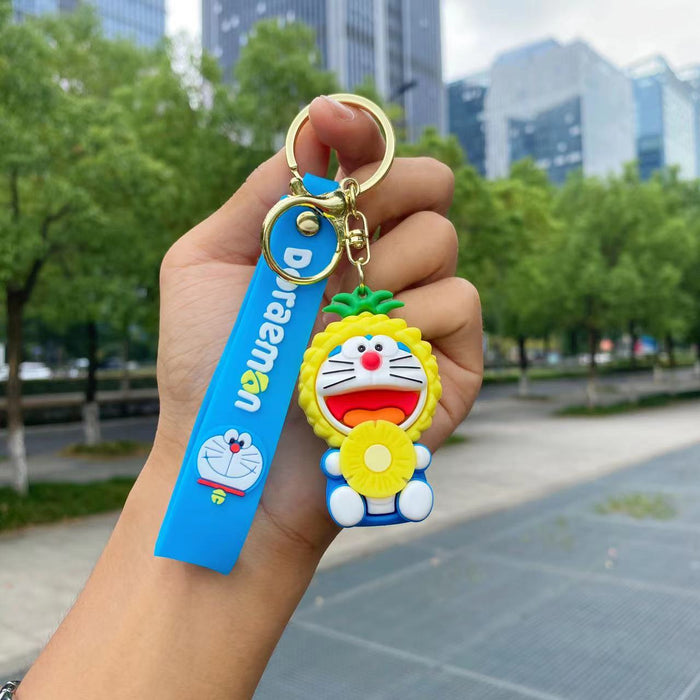 Wholesale Creative Cartoon Fruit Doll School Bag Keychain JDC-KC-YiS002