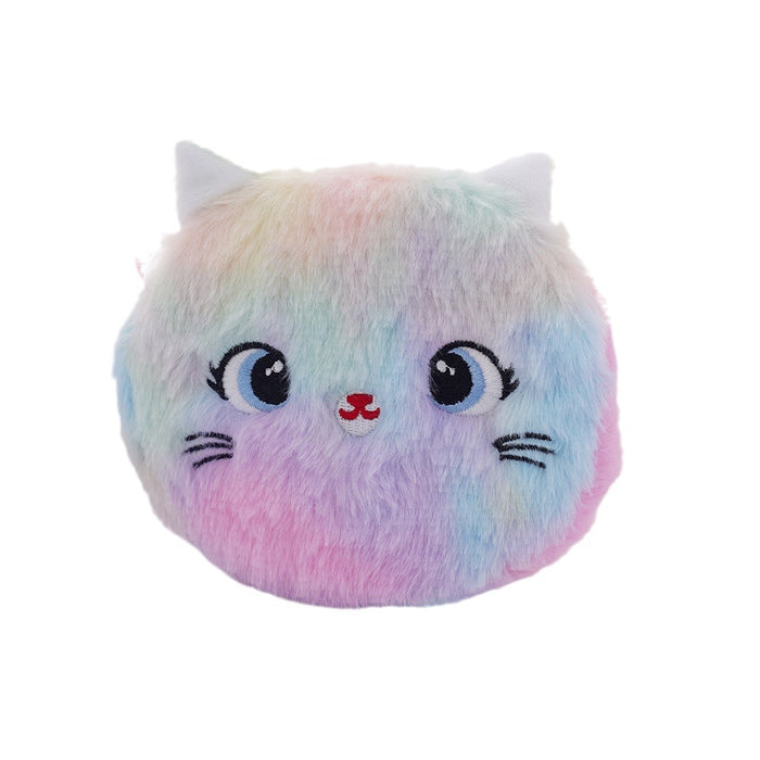 Wholesale Children Plush Crossbody Bag Cat Coin Purse JDC-SD-SM005