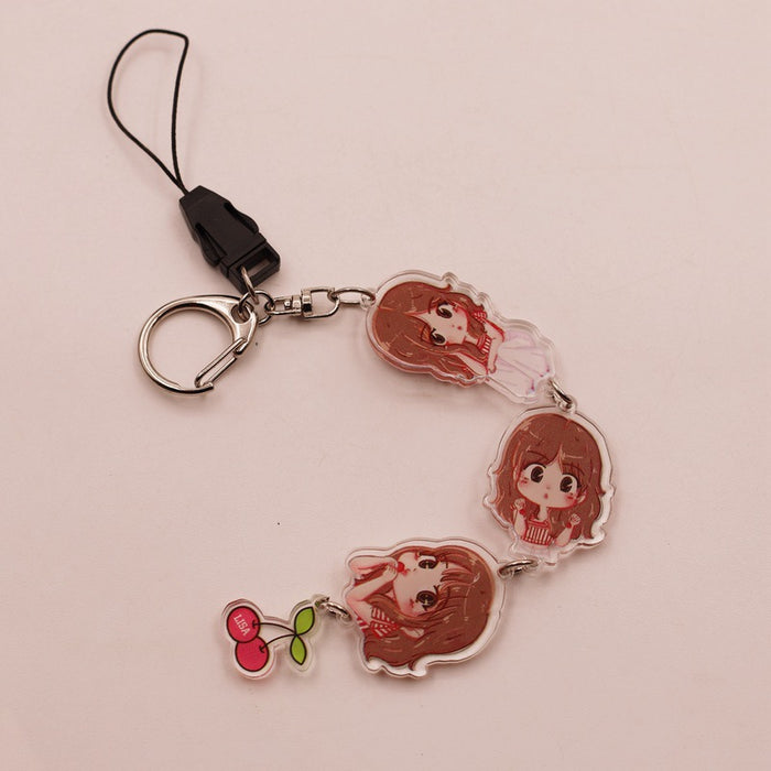 Wholesale Acrylic Keychain Hanging String JDC-KC-HanTian028