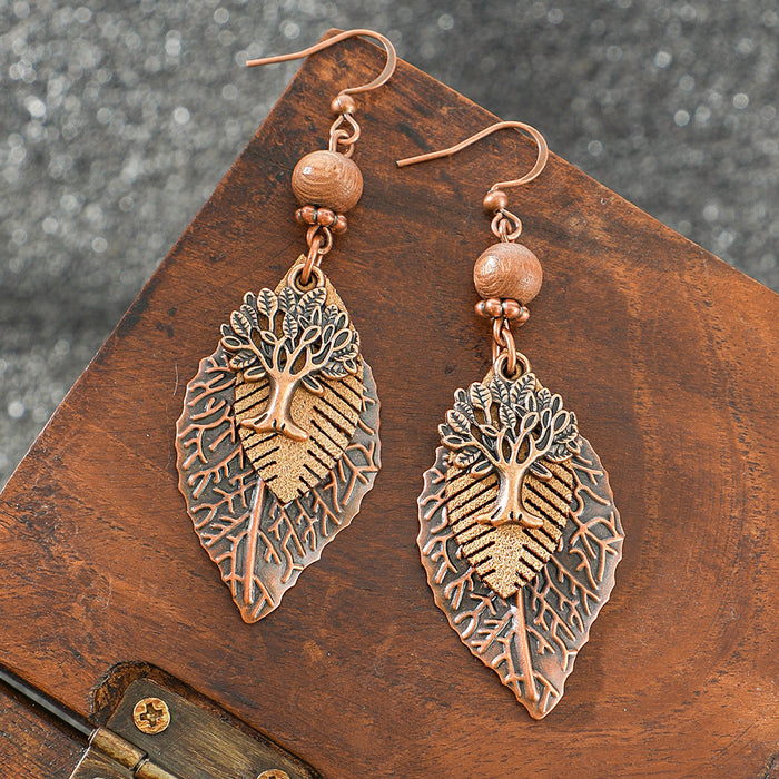 Wholesale Bohemian Artistic Vintage Tassel Earrings Zinc Alloy Jewelry Accessory MOQ≥2
