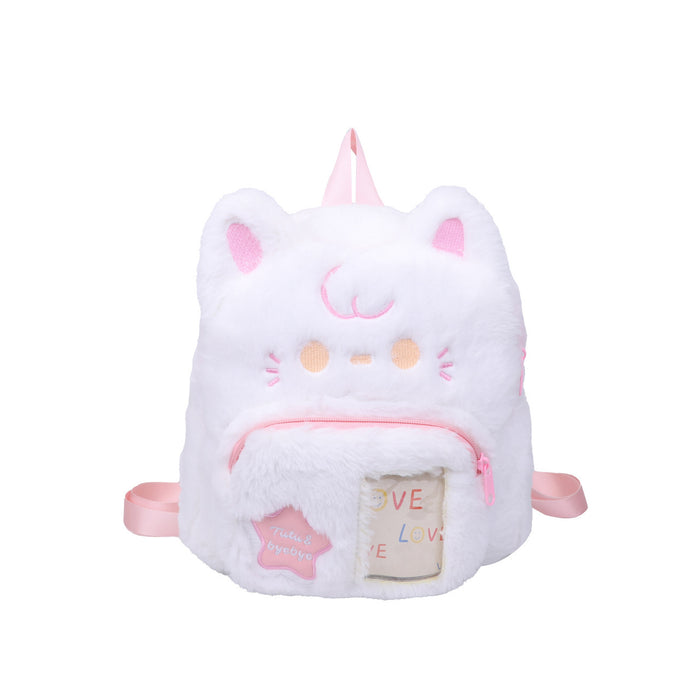 Wholesale Cartoon cute plush puppy backpack