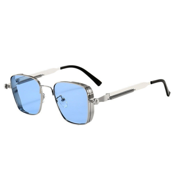 Wholesale Retro Box Metal Sunglasses Universal Personalized Sunglasses