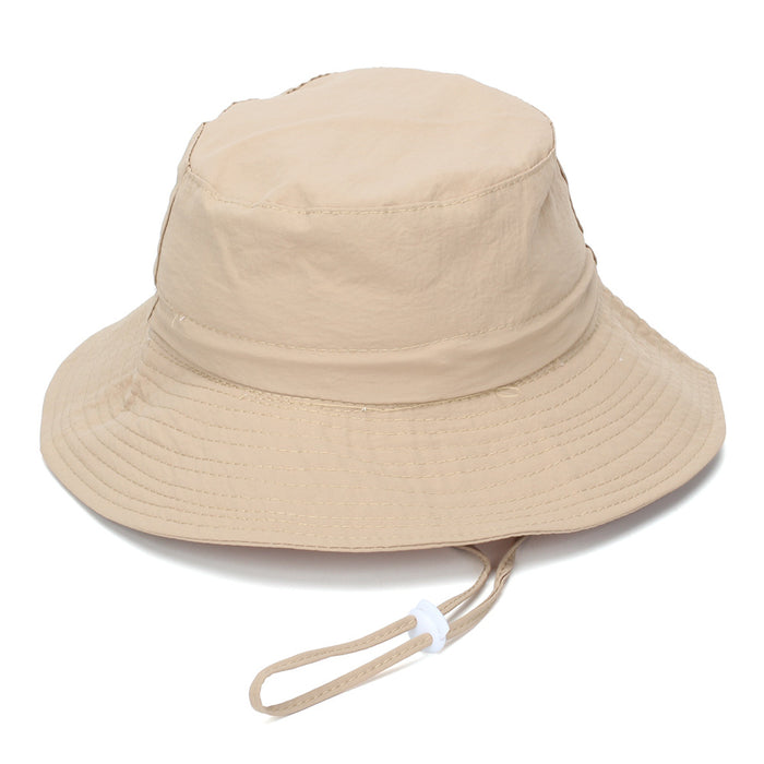 Wholesale Everyday Kids Bucket Hat Solid Light Pink Sun Protection Windproof for 2-6 Years Boutique Resale
