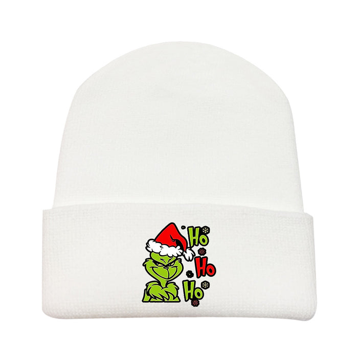 Wholesale Christmas Cartoon Wool Knitted Hat JDC-FH-LaiY005