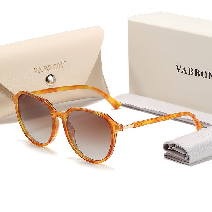 Wholesale New fashionable sunglasses, high-end glasses, oval frame polarized sunglasses