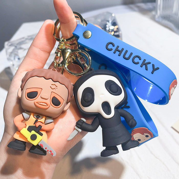 Wholesale Cartoon Movie Silicone Keychain JDC-KC-Qiwei033