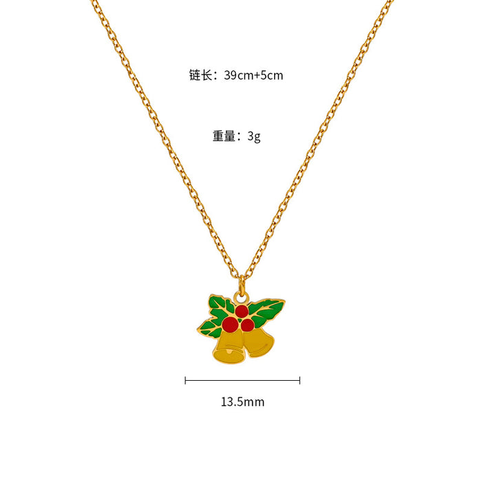 Wholesale Christmas new all-match atmosphere necklace