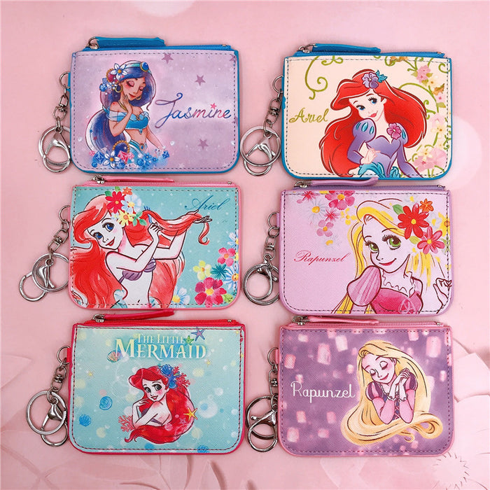 Wholesale PU Cartoon Printing with Key Ring Card Holder Coin Purse JDC-WT-YaLL019