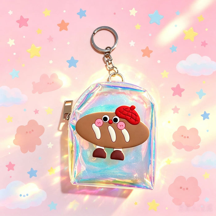 Wholesale Cartoon Fruit PVC Coin Purse Fashion Backpack Wallet