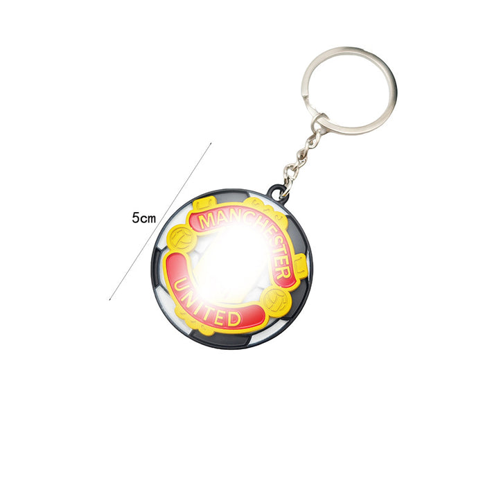 Wholesale Rotatable Football Club Team Keychain