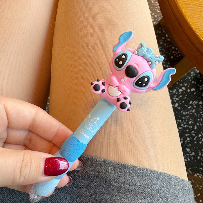 Wholesale Cute Cartoon Character Funny Pen Black Press Ballpoint Pen Special Pen for Students Examination
