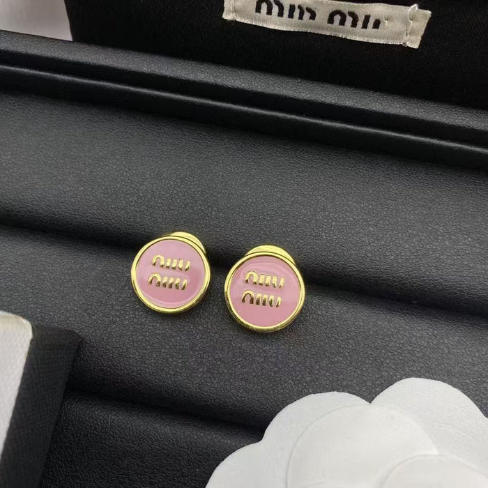 Wholesale Women's M Letter Drop Earrings
