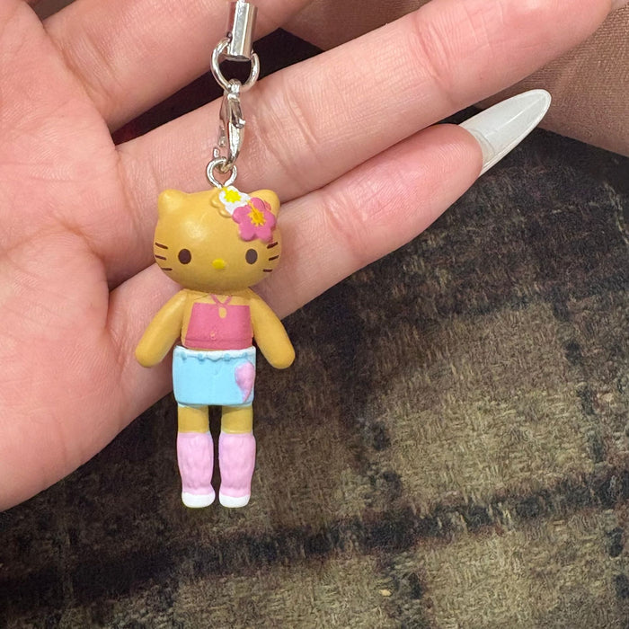 Wholesale Cartoon Long-Legged Cat Keychain Charm