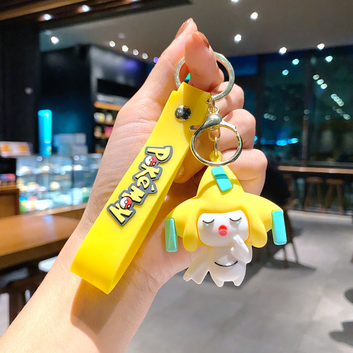 Wholesale Drip Glue Cartoon Doll Keychain JDC-KC-Gongz053