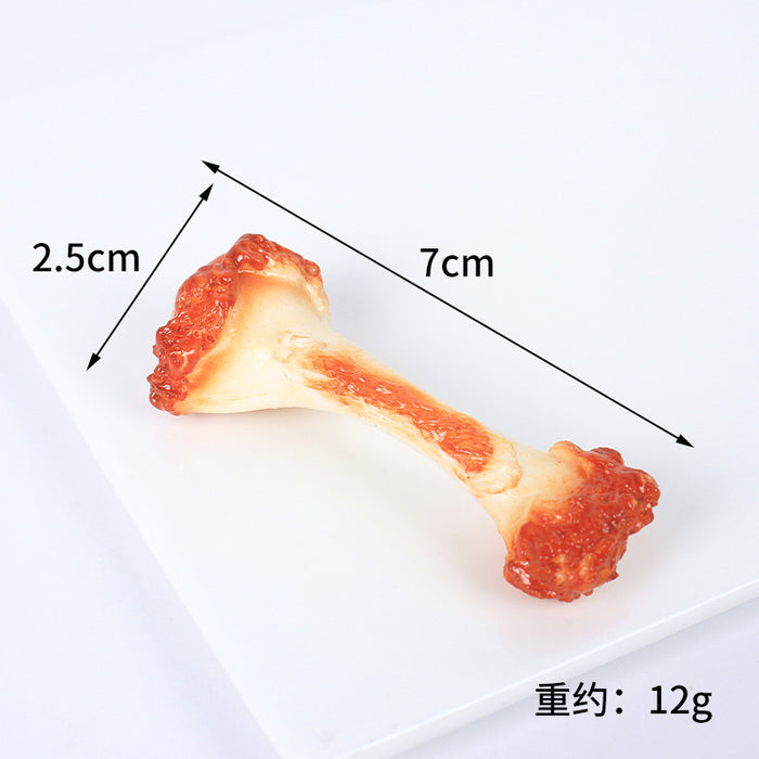 Wholesale Novelty PVC Chicken Bone Keychain Bag Charm For Backpack Purse And Car Key MOQ≥3
