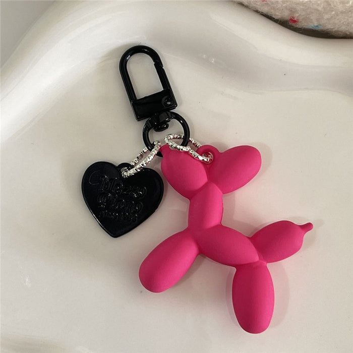 Wholesale   Pendant Rose Red Black Keychain Bleo Dog Bag Pendant