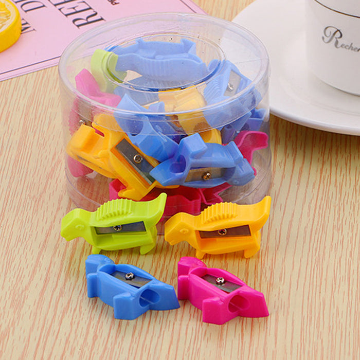 Wholesale Plastic Candy Color Small Pencil Sharpener JDC-PS-Liuj001