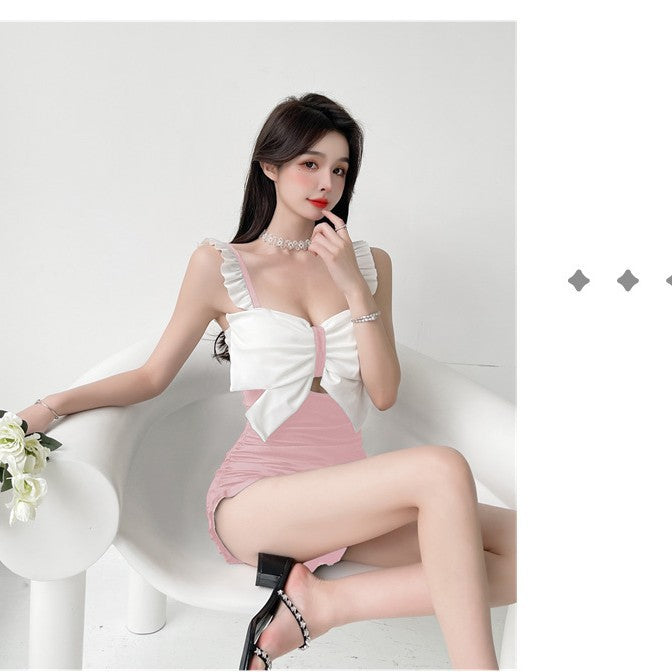 Wholesale Children's swimsuit, cute princess, quick drying bikini, baby parent-child set, customized swimsuit