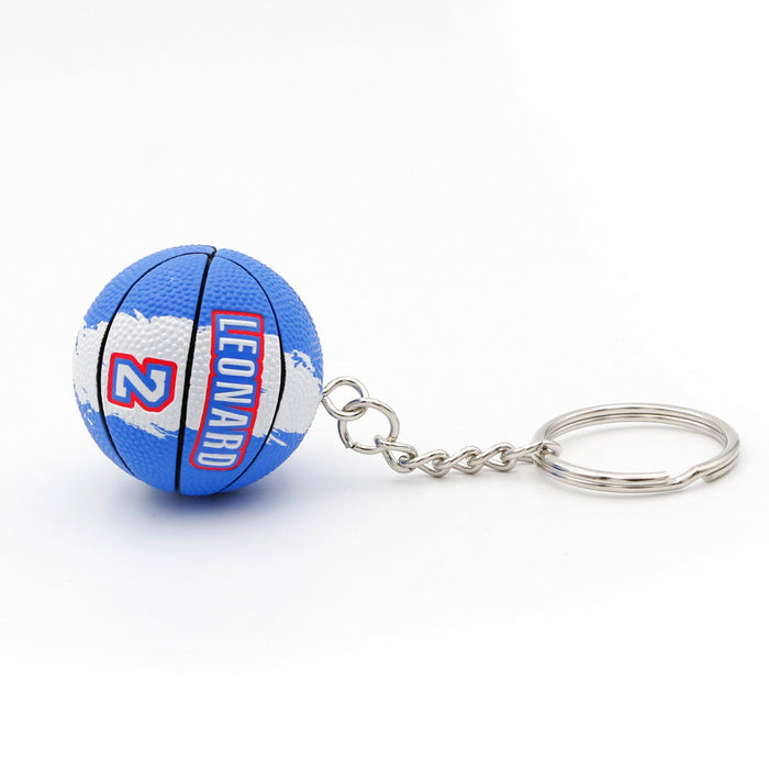 Wholesale PVC Letter Basketball Keychain JDC-KC-QLPing007