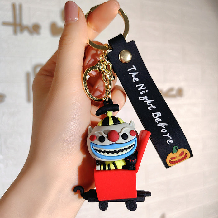 Wholesale Christmas Eve Halloween keychain pendants JDC-KC-ShuoT008