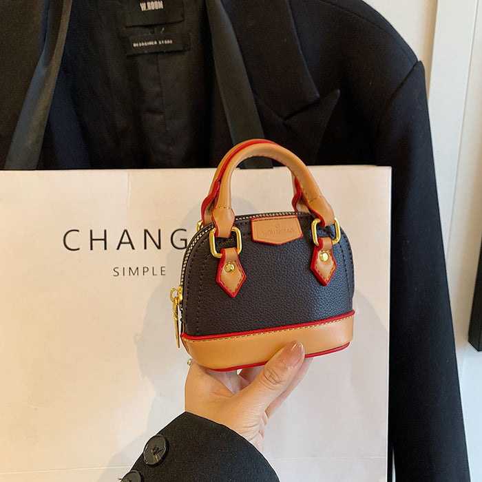 Wholesale Children's bag, mini contrasting shell bag, niche girl's handbag, crossbody bag, red envelope