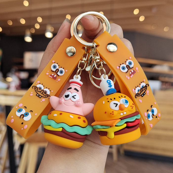 Wholesale Cartoon Silicone Doll Keychain JDC-KC-ZhuoRan024