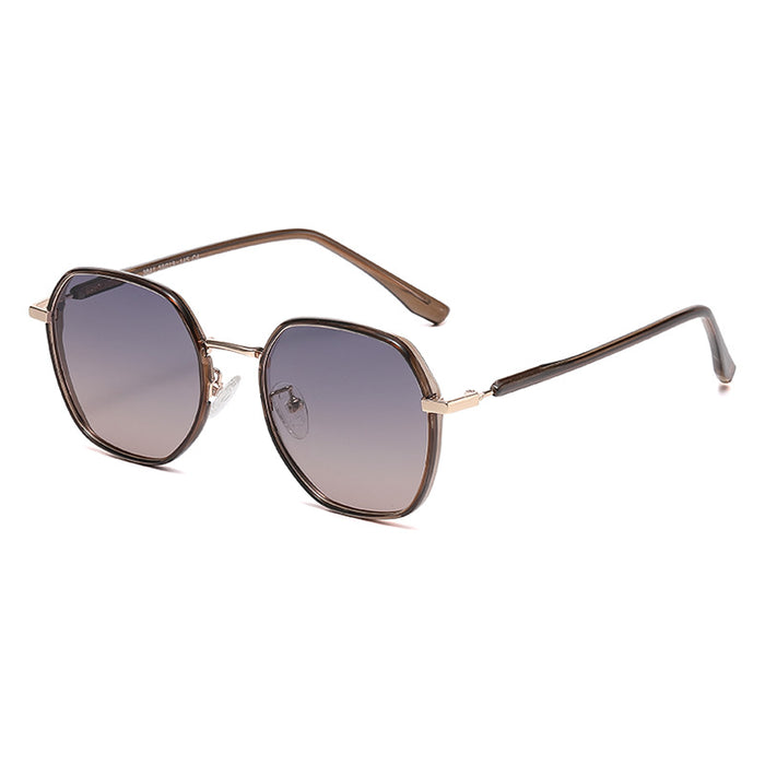 Wholesale Fashion box polarized sunglasses for women's outdoor fashion street photography, high-end sunglasses