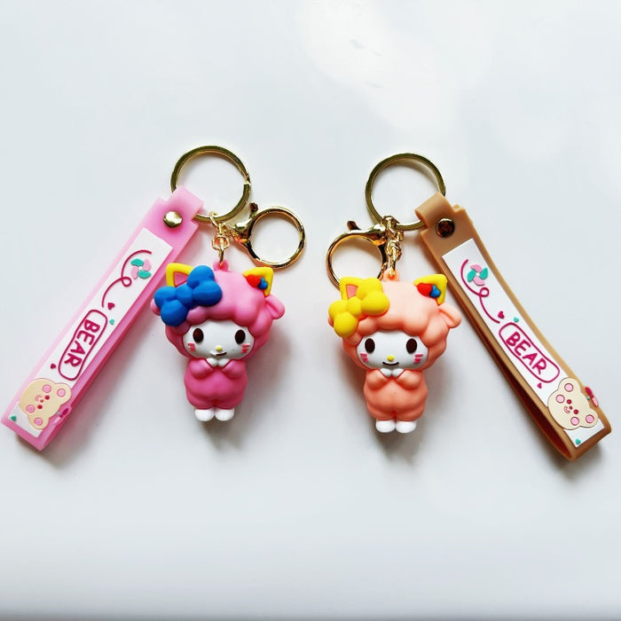 Wholesale PVC Cartoon Doll Keychain JDC-KC-WuYi079