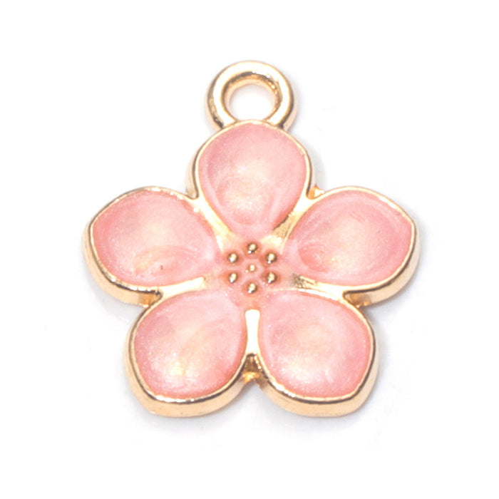 Wholesale Chic Pink Alloy Oil Drip DIY Jewelry Charms Crown Theme for Bracelet Necklace Bag Decoration