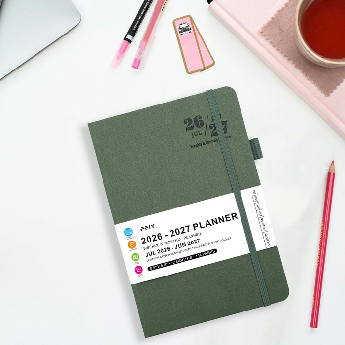 Wholesale Boutique A5 Imitation Leather Weekly Planner