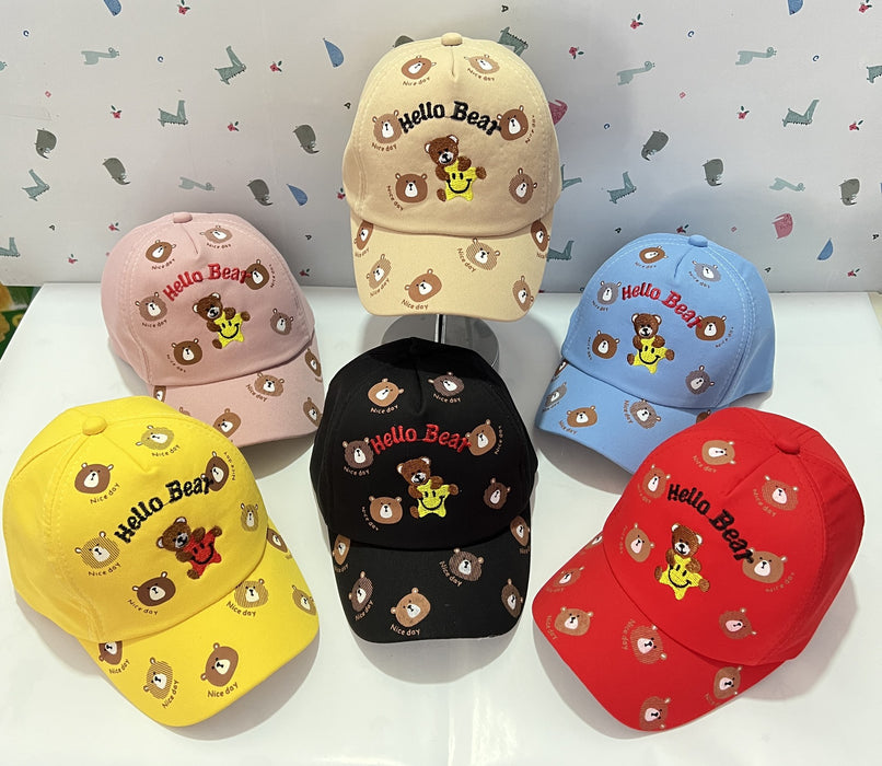 Wholesale Baby cartoon baseball boys and girls hat